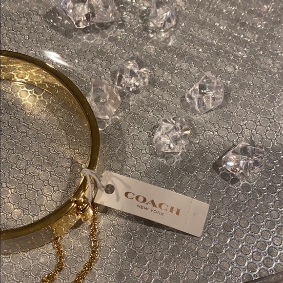 Never Used Coach Gold Bangle - Picture 4 of 7